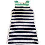 Vineyard Vines  Cotton Dress Mint Green Navy White Casual Women's Size L Photo 0