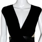 Bailey 44 Mini Dress Small Black Cut Out Plunge V-Neck Sexy Night Out Party Club Photo 4