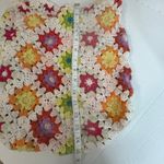 Crochet‎ Granny Square Tote Bag Shoulder Bag Colorful Handmade Hippie Boho Photo 3