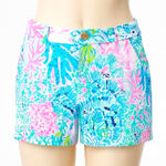 Lilly Pulitzer  Callahan Shorts Sink or‎ Swim Preppy Resort Casual Blue Pink 2 Photo 0