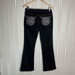 Nine West Women's Retro Mid Rise Dark Wash Bootcut Embroidered Jeans Size 2 Photo 6