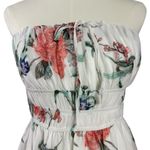 Anthropologie  The Somerset Strapless Maxi Dress Ivory Floral Size Small NWT Photo 11