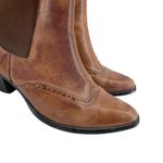 Durango  Leather Ankle Boots 7.5 Brown Western Cowboy Slip On Everyday Wear Photo 3