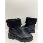 Marc Fisher LTD Boots Size 7 Black Leather Vina Lined Winter Snow Booties NEW Photo 4