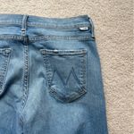 Mother The Dusty Cuff Fray Shoot to Thrill Jeans Blue Size 29 Photo 6