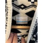 Columbia Women's Pink Street Jacquard Sweater White Black Size Medium Granola Photo 2