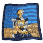 Picasso Scarf Blue Photo 0