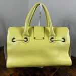 Jimmy Choo  Rosalie Satchel 2-Way Bag‎ Suede Leather Beige Yellow Photo 1
