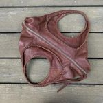 Banana Republic Tan Brown Leather  Shoulder Bag Purse Hobo Bag w/ Tassel Zipper Photo 4