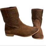 Naughty Monkey , Women’s Studded Suede Cowboy Boots, Size 7.5 Photo 4