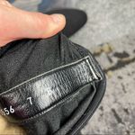 Stuart Weitzman Black Suede Lace Up Ribbed Sock Calf Stretch Moto Boots Sz 7 Photo 10