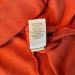 J.Jill  Women’s Shirt Size Large Orange 100% Pima Cotton Elbow Sleeve Tunic Top Photo 5