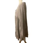 Ces Femme Baby Doll Button Down Swing Dress Mocha Gray Size Small Photo 9