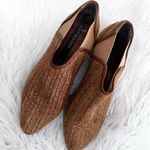 MATT BERNSON | Woven Marlow Soft Raffia Honey Tan Booties | Size 8 Photo 1