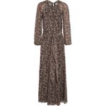 Isabel Marant ππ Drecious Printed Georgette Maxi Dress Mushroom Bird Floral 42 Photo 4