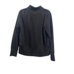 Women's large black fleece FJ foot joy pullover Photo 3