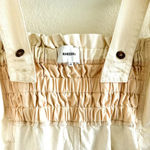 Nanushka Sally Denim Creme Midi Dress XS Photo 6