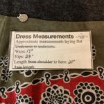 Smash Mismash Floral Stripe A Line Stretch Above Knee Skater Mini‎ Skirt Size XL Green Photo 5