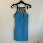 Lilly Pulitzer Larina Shift Dress Blue Gold Photo 1