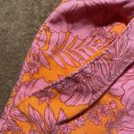 Universal Threads Universal Thread Shorts Womens 3x Plus Linen Pink Orange Floral Hawaiian High Ri Photo 4