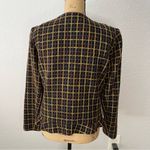 Slate + Willow Size M Shaina Lined Plaid Jacket Fall Colorful Retro Ruffle Photo 10