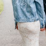 Heirloom Bridal Company Jean Jacket Pearl Embroidered And Bedazzled  Photo 1
