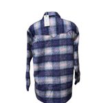 Wrangler NWT  Oversized Western Jacket  Purple/Blue Combo XS Wool Blend Photo 7