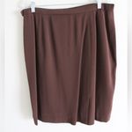 Doncaster  Brown Skirt Suit Set Size 16 Photo 4