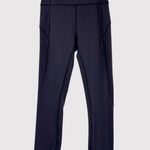 Lululemon Womens Legggings Black In Movement Pull On Stretch Gym Yoga Size 2 Photo 1