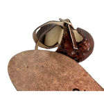 Brian Atwood Dekota Brown Leather Espadrille Wedges Size 7.5 Photo 7