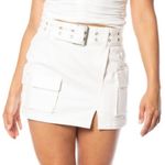 Juicy Couture Cargo Miniskirt in White Sz 26 NWT Photo 0