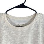 Lou & grey White Short Sleeve Cotton Blend Summer Dress Women Sz S Photo 2