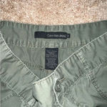 Calvin Klein Jeans Olive Green Cargo Shorts Casual Summer Wear Size 8 Photo 2