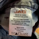 Jag jeans JAG Gray Corduroy Zipper Mini Skirt, Size 12 Photo 3