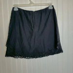 IRO  Carina Black Eyelet Lace Mini Skirt Women’s Medium (30” Waist) P47 Photo 8