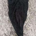 Forever 21  Bodysuit Lace Black Thong Mesh S Photo 0