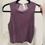 Lululemon - Sculpt Crop Tank - Grape Thistle - $58 - Size 4 Photo 1