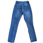 Princess Polly EUC  Hayden‎ Knee Rip Straight Leg High Rise Mid Wash Denim Size 2 Photo 2