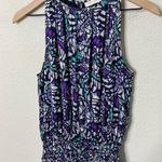 Ramy Brook  Audrey Butterfly Print Sleeveless Purple Maxi Dress Womens Size S Photo 3