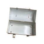 70s Vintage Aladdin Industries Painted Floral Lunchbox purse cream Photo 1