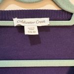 Coldwater Creek ‎ Silk Blend Bead Detail Cardigan Purple Size S Photo 4