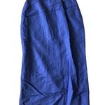 Genre Originals Linen Blend Skirt Blue Size 6 Photo 0