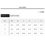 Athleta L Interval Tipped Sports Bra Black with White Tip Large Cup A-C Photo 4