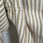 Free People Brown White Striped High Rise Frankie Skinny Jeans Photo 7