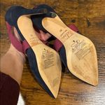 Boden Arabella pumps size 39 US Size 8 Navy Blue Suede Purple Pointy Toe Shoes Photo 5