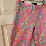Ralph Lauren Black Label pink paisley pants size 8 Photo 5