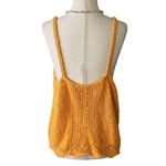 Anthropologie Vibrant Orange Knit Tank Sweater Photo 3