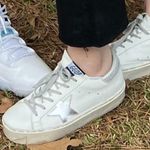 Golden Goose  Women's Hi Star with star and metallic silver heel Photo 4