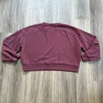 Lululemon athletica Burgundy Crew Neck Sweater Softstreme 14 Photo 2