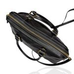 Coach Vintage Legacy Bag French Calf Leather Satchel Black Signature Purse Photo 4